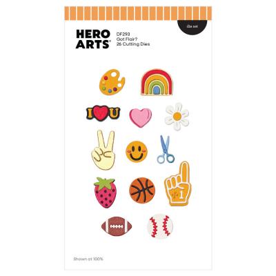 Hero Arts Friends With Flair Die Set - Got Flair?