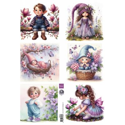 Marianne Design Decoupage Sheet A4 - Magical Garden