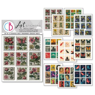 Ciao Bella Faraway Mail Mixed Media Stickers