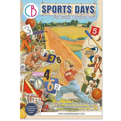 Ciao Bella Sports Days - Junk Journal Ephemera Book