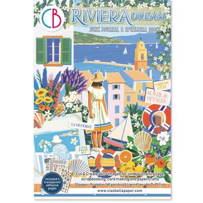 Ciao Bella Riviera Dream - Junk Journal Ephemera Book