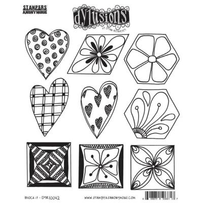 Stampers Anonymous Dylusions Stempel - Block It