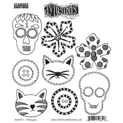 Stampers Anonymous Dylusions Stempel - Button It