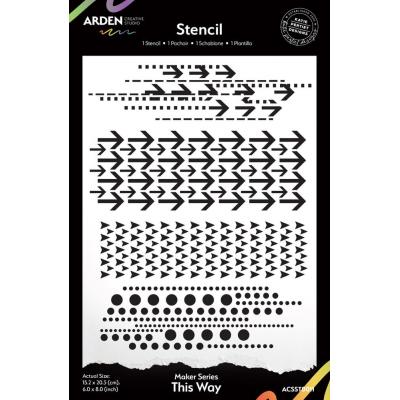 Arden Creative Studio Been There Stencil - This Way