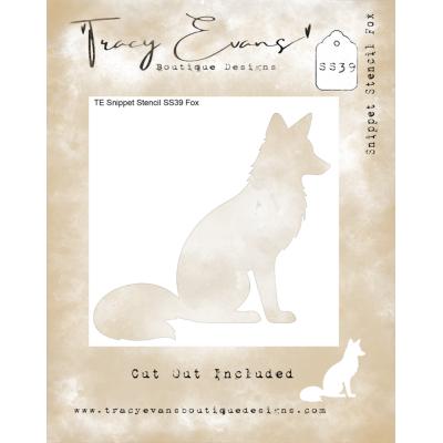 Tracy Evans Stencil - Fox