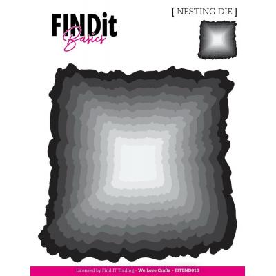 Find It Nesting Dies - Rough Edge Square