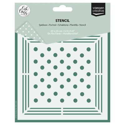 Vaessen Creative Carla Creates Stencil - Handkerchief On The Farm