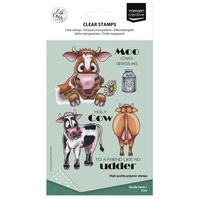 Vaessen Creative Carla Creates Stempel - Cow On The Farm