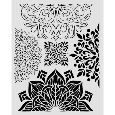 Stamperia Gardens of Time Stencil - Half Friezes