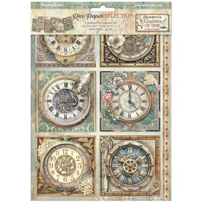Stamperia Gardens of Time Rice Paper Selection