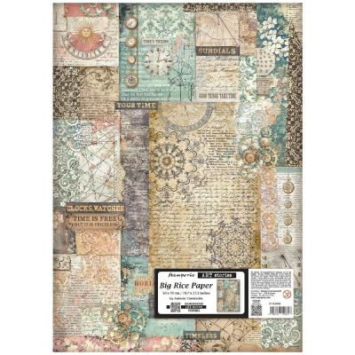 Stamperia Art Stories Big Rice Paper - Mixed Pattern