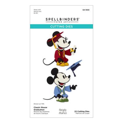 Spellbinders Classic Mouse Graduation Etched Dies