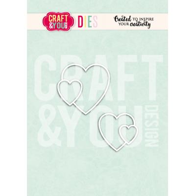 Craft & You Cutting Dies - Hearts
