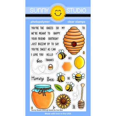 Sunny Studios Stempel - Sweet As Can Bee