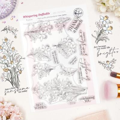 Pinkfresh Studio The Daydream Edit Stempel - Whispering Daffodils