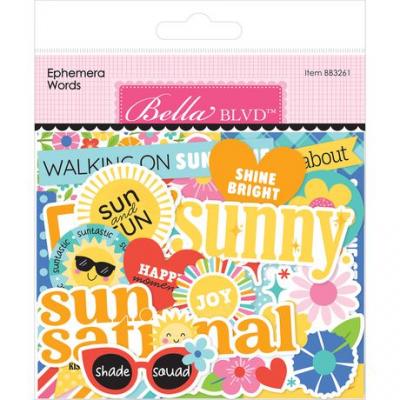 Bella Blvd Walking on Sunshine - Words Ephemera