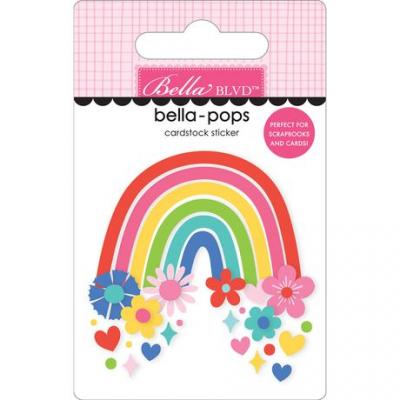 Bella Blvd Walking on Sunshine Bella-Pops / 3D Sticker - Rainbow Of Happy