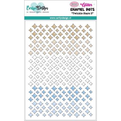 CarlijnDesign Glitter Enamel Dots  - Twinkle Stars 3