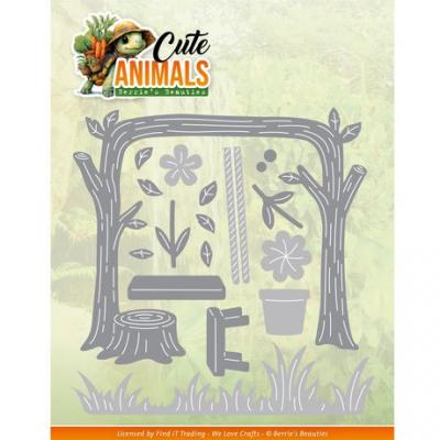 Find It Trading Cute Animals Dies - Park Scene