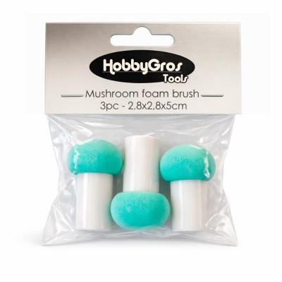 HobbyGros Storage Mushroom Foam Brushes