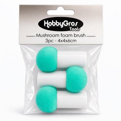 HobbyGros Storage Mushroom Foam Brushes