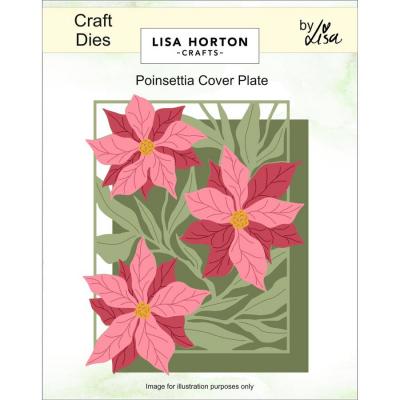 Lisa Horton Crafts Layering Dies - Poinsettia Cover Plate