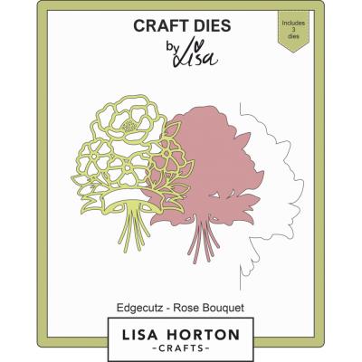 Lisa Horton Crafts Edgecutz Die - Rose Bouquet