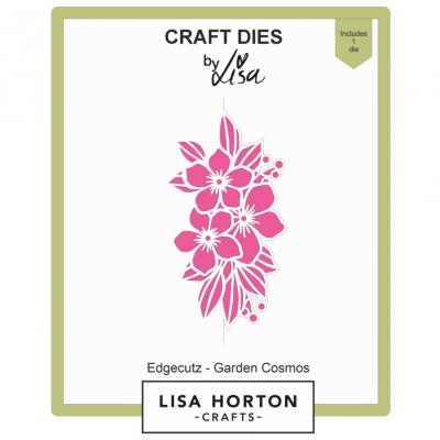 Lisa Horton Crafts Edgecutz Die - Garden Cosmos