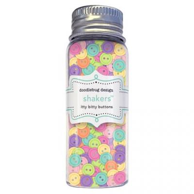 Doodlebug Color Me Crafty - Itty Bitty Buttons