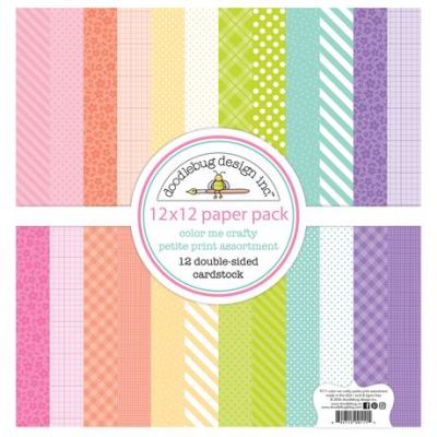Doodlebug Color Me Crafty - Petite Print Assortment