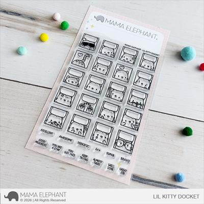 Mama Elephant Stempel - Lil Kitty Docket