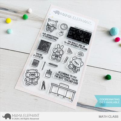 Mama Elephant Stempel - Math Class