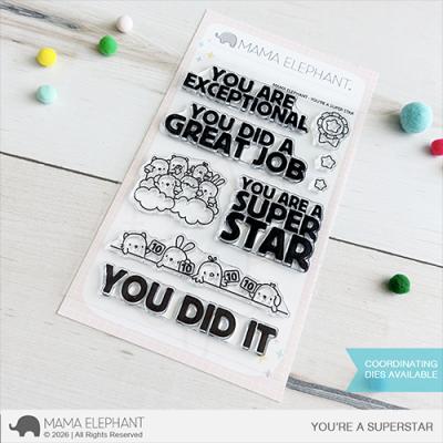 Mama Elephant Stempel - You're A Superstar