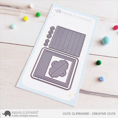 Mama Elephant Creative Cuts - Cute Clipboard