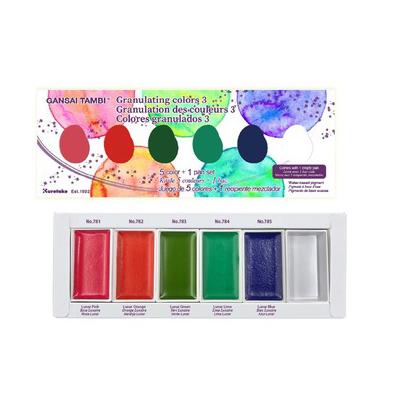 Kuretake ZIG Gansai Tambi Aquarellfarben Set - Granulating Colors 3