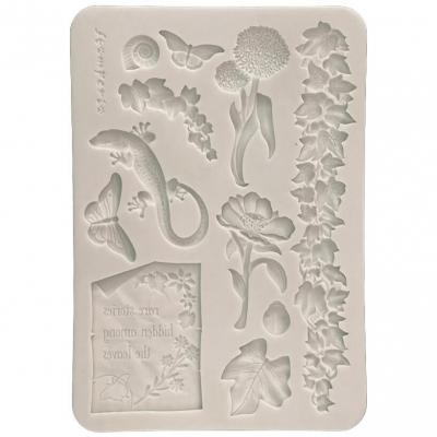 Stamperia All Around Silicon Mould - Flowers And Leaves