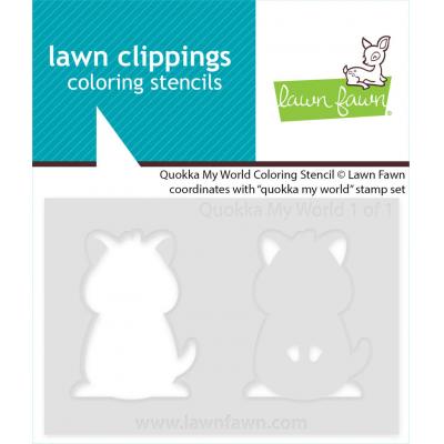 Lawn Fawn Stencil - Quokka My World