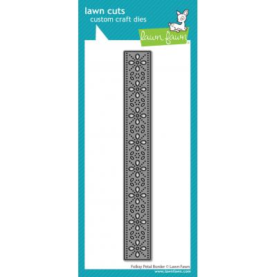 Lawn Fawn Lawn Cuts - Folksy Petal Border