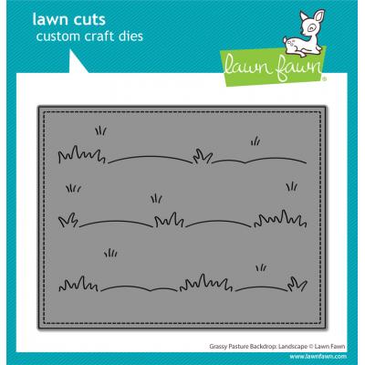 Lawn Fawn Lawn Cuts - Grassy Pasture Backdrop: Landscape