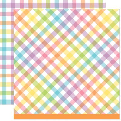 Lawn Fawn Giddy For Gingham Designpapier - Ambrosia Salad