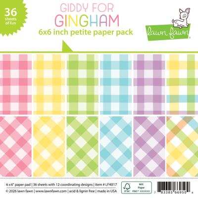 Lawn Fawn Giddy For Gingham - Petite Paper Pack