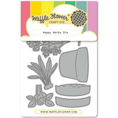 Waffle Flower Cutting Dies - Happy Herbs
