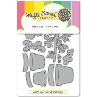 Waffle Flower Cutting Dies - Pots and Plants