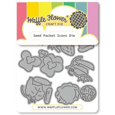 Waffle Flower Cutting Dies - Seed Packet Icons