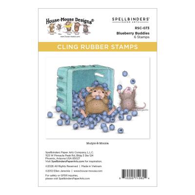 Spellbinders Sunflower Walk Stempel - Blueberry Buddies