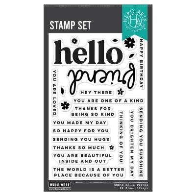 Hero Arts You've Got A Friend Stempel - Hello Friend