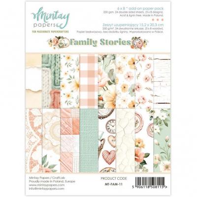 Mintay Papers Family Stories - Add-On Paper Pad