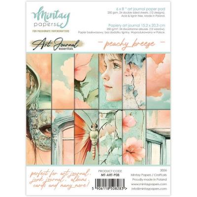 Mintay Art Journal Paper Pad - Peachy Breeze