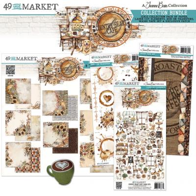 49 And Market Country Heart Café - Collection Bundle With Patch