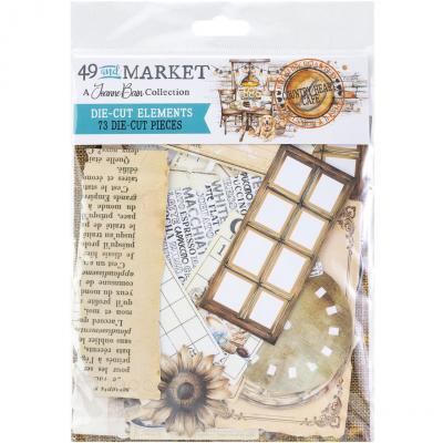 49 And Market Country Heart Café - Die-Cut Elements